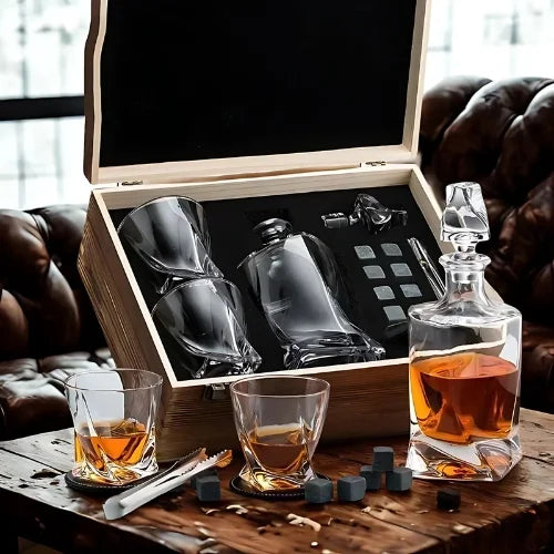 Coffret Bois Verres Whisky