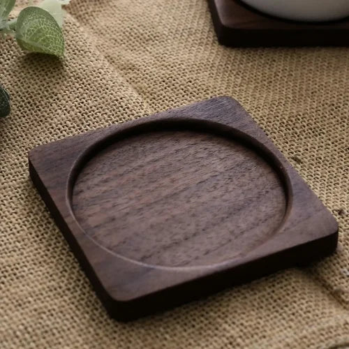 Dessous de verres en bois