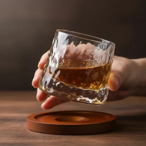 Verre à Whisky avec socle rafraichissant