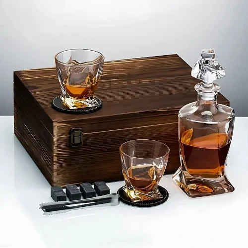 Coffret Bois Verres Whisky